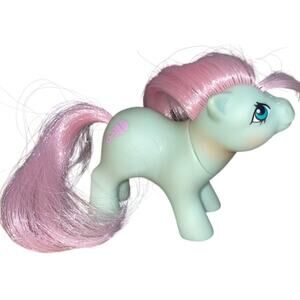 Baby Cuddles Vintage My Little Pony G1 Mint Green Body Pink Hair